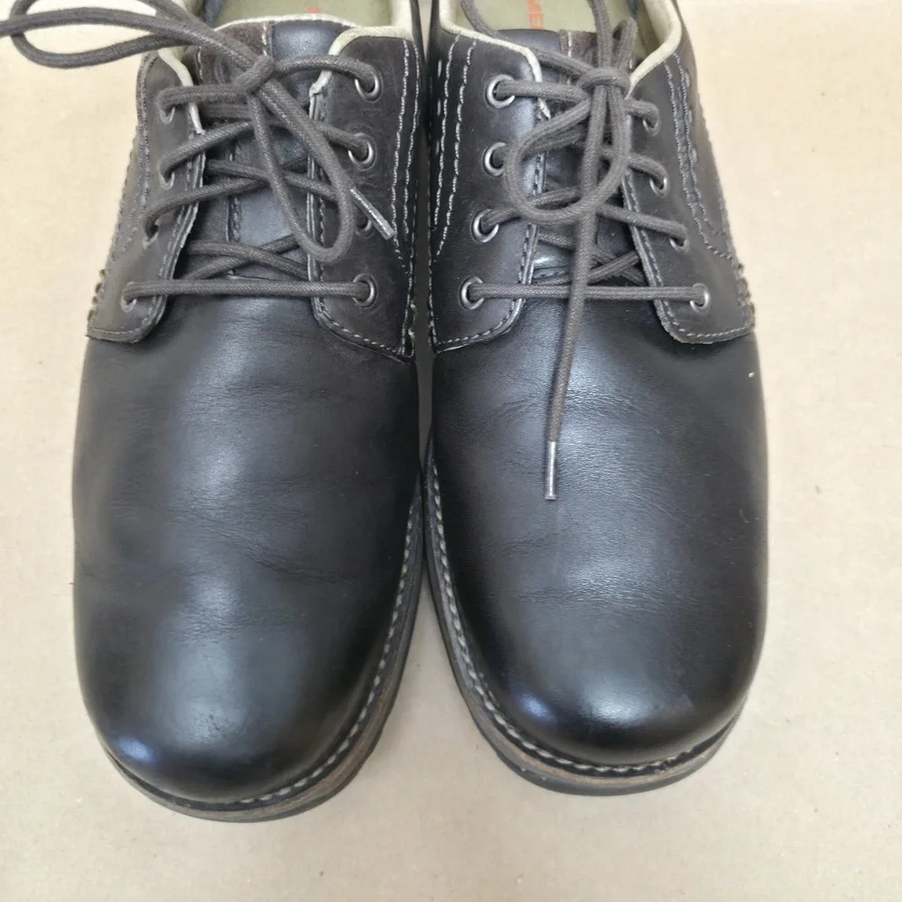 Merrell Realm (Sz 11.5) Lace Oxford Espresso Dark Brown Leather Shoes J42137